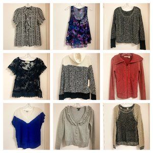 Women's sweater/blouse lot of 38 - size S